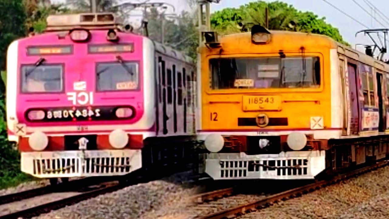 Different Model😱 Local & Express trains Skipping Through Railgeat dengerously ! [Indian Railway]