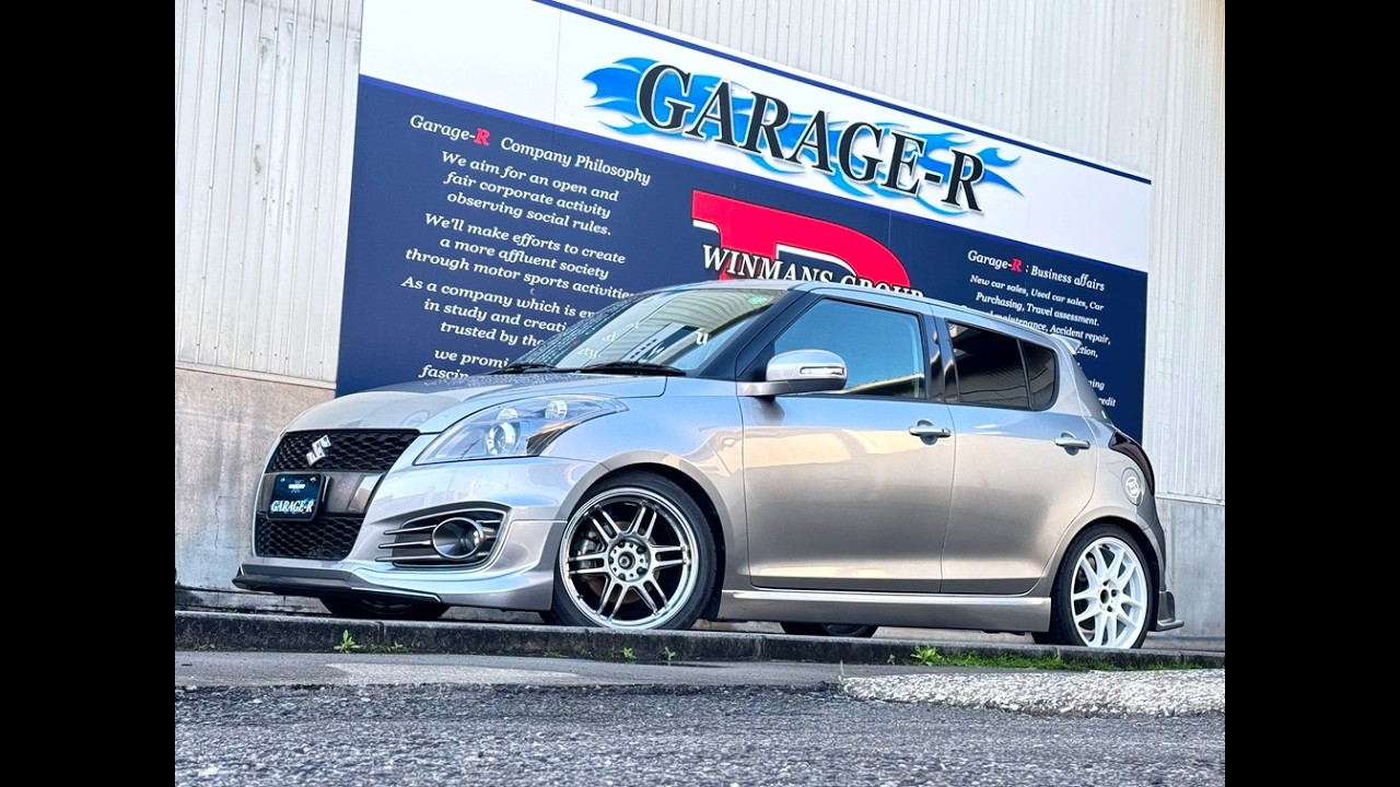 ZC32S スイフトスポーツ ロッソモデロマフラー CUSCO車高調 フルエアロ 社外LEDテール 社外ステアリング ナビ Bluetooth ワンセグTV ETC バックカメラ  6速MT