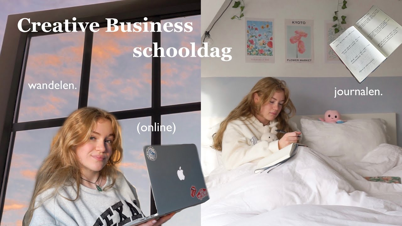 een (online) hbo schooldag in m'n leven 💌👩🏼‍💻