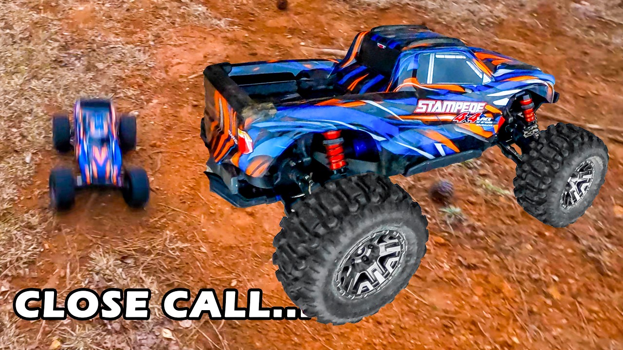 Traxxas Stampede VXL VS. SKETCHY High Speed Hill Climb