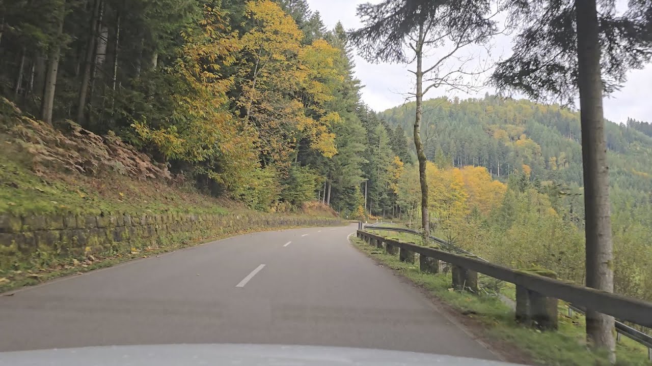 Cozy Drive from Oppenau to Freudenstadt Part 1/4