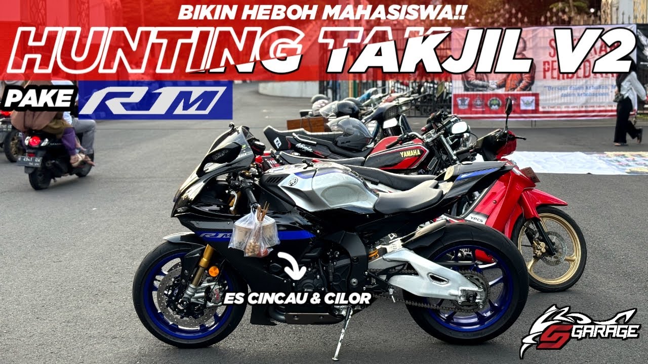 HUNTING TAKJIL V2 PAKE R1M!! || BIKIN HEBOH MAHASISWA!