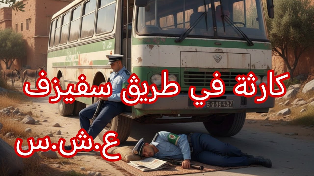 قصة لخضر العباسي في طريڨ سفيزف 😭💔