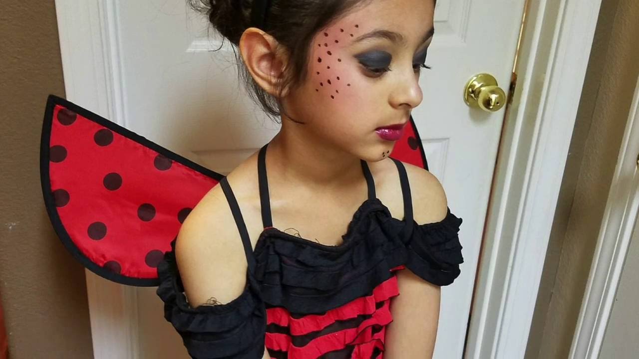 Easy Halloween Ladybug Makeup Tutorial