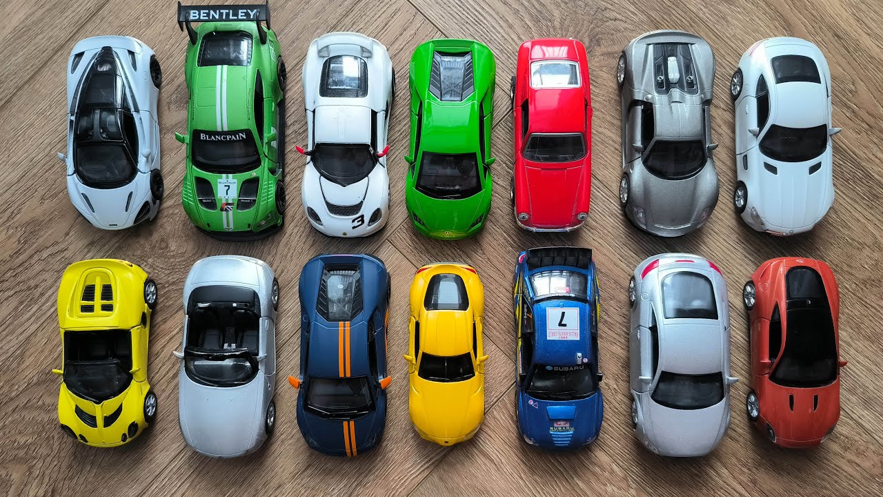 A Collection of 14 Sports Cars