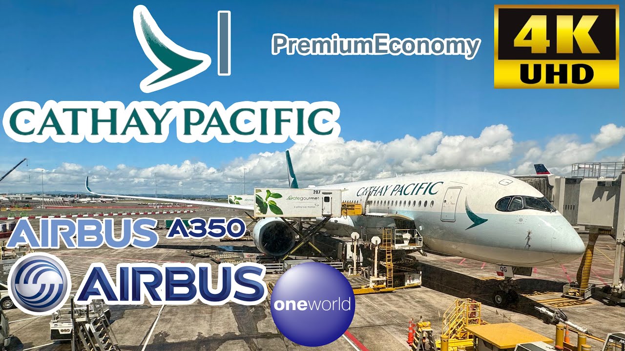 [Cathay Pacific Premium Economy Class: CX198 Auckland to Hong Kong] Airbus A350-900 Flight Review