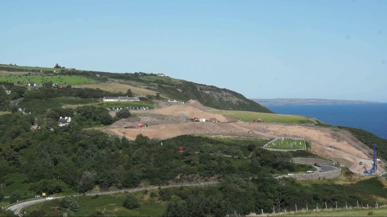 Berriedale Brae big scene roadworks