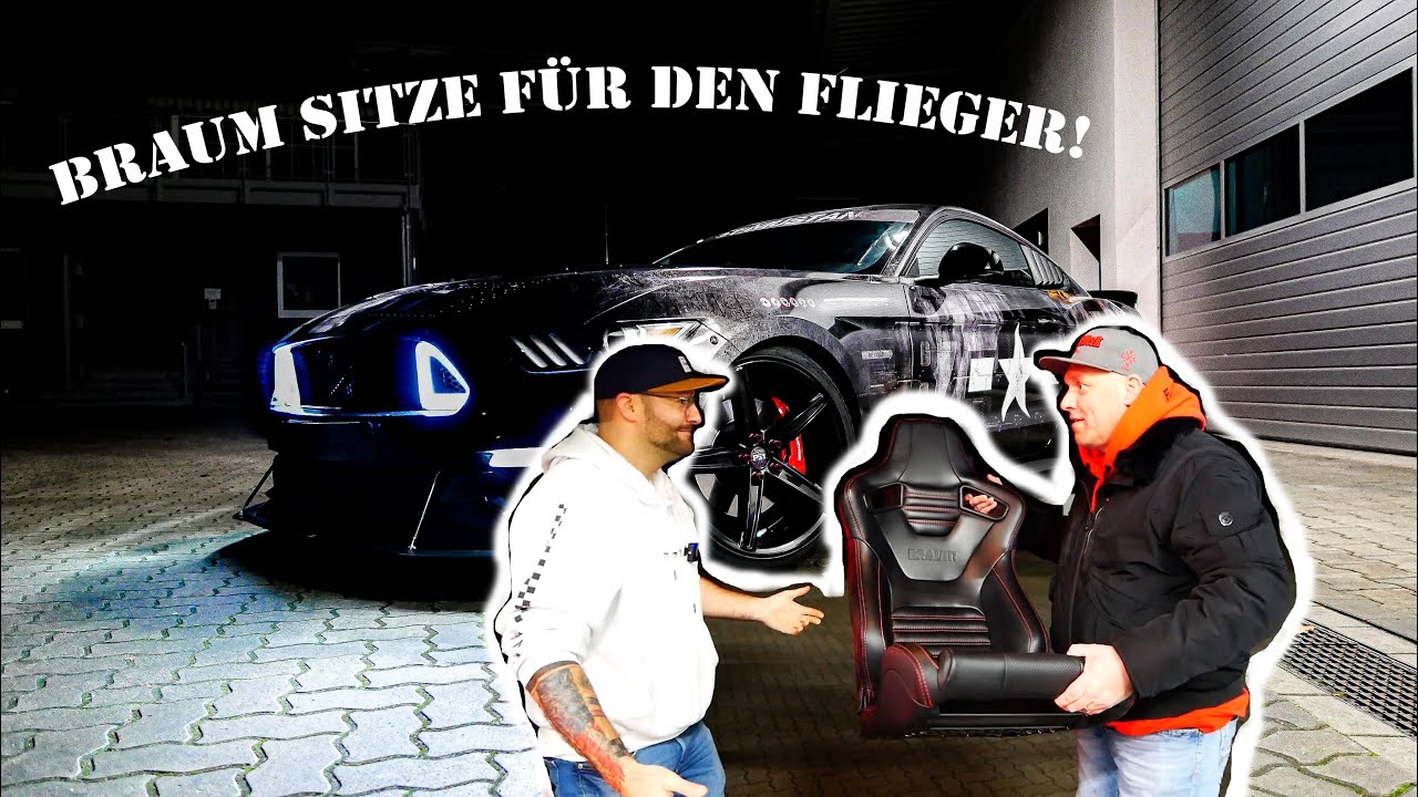Letzten Schritte Demontage Schalensitze - P51 Mustang | Braum Sitze 2015 - 2017