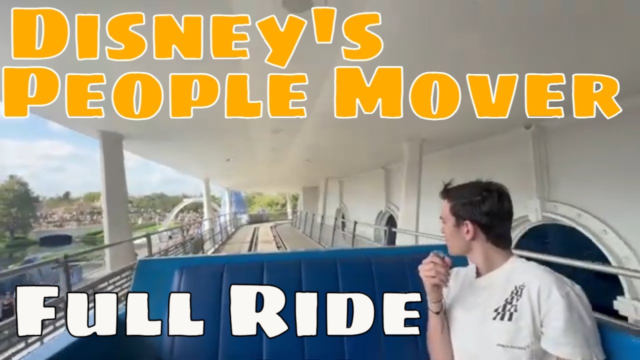 Magic Kingdom Rides, People Mover and Space Mountain Lights on