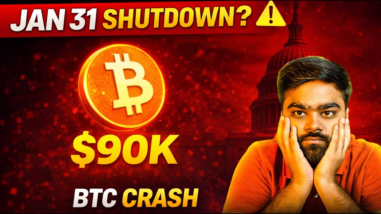 Bitcoin Current Situation 🚨 | Jan 31 US Shutdown Risk&mdash;Will Crypto Markets Bleed?