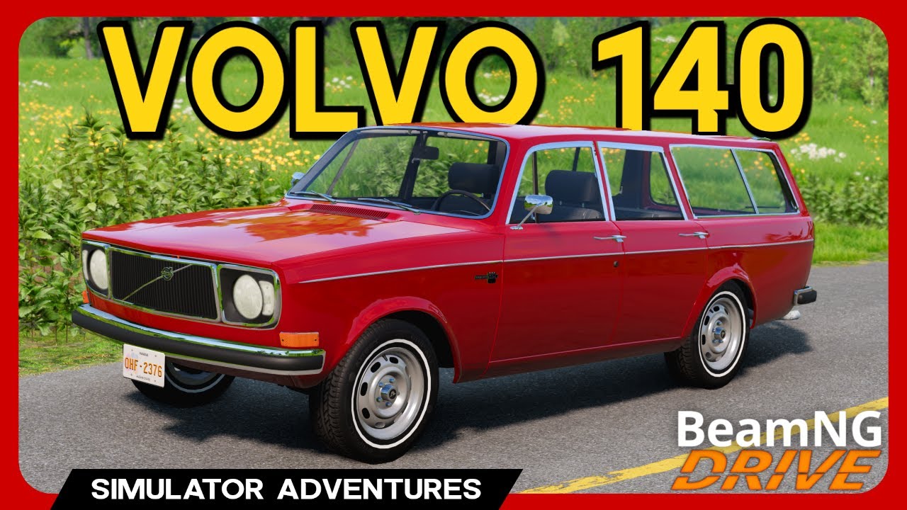 RETRO VOLVO BRICK! - Volvo 140 - BeamNG Mods