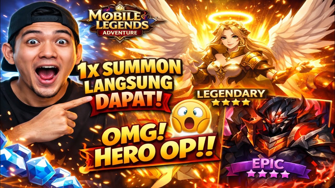 🔥 GAK NYANGKA! 1x Summon Langsung Dapat HERO OP 😱 | Mobile Legend Adventure