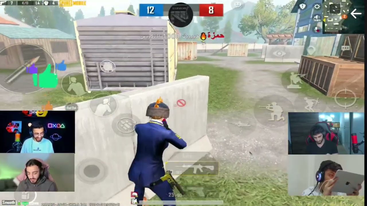 الروم الفاصلة بين زومبي وغوتوهيل ضد اسد وحر استفزاز الحر 😂