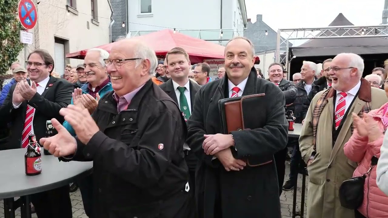 Enthüllung der Stele des BSV  Wevelinghoven am 2.11.24