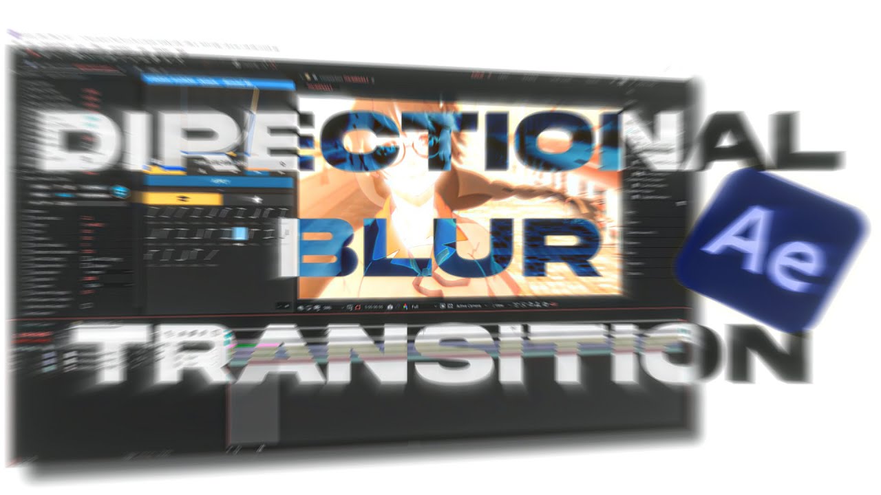 directional blur transition tutorial || after effects