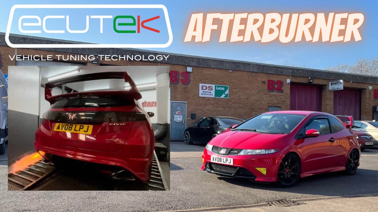 Full Japspeed Flames! Fn2 Civic Type R Mapped on Ecutek