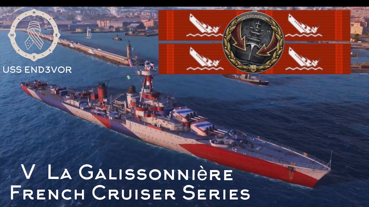 French Cruiser Series | Tier 5 La Galissonnière | Warships Legends