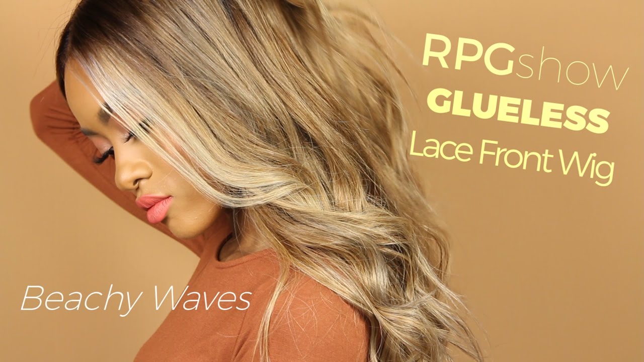 Beachy Waves on RPGshow Lace Front Wig + Unboxing