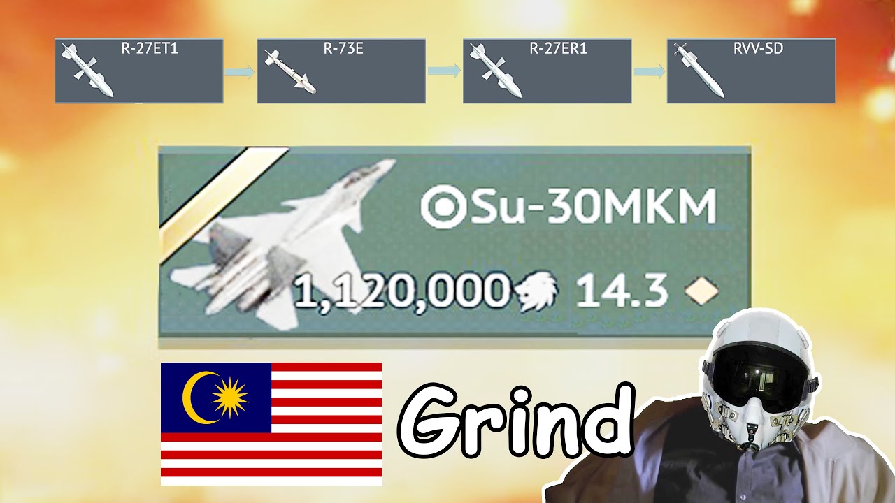 Grind Malaysian Tech Tree 💀 But Using Only Malaysian Aircrafts. Final