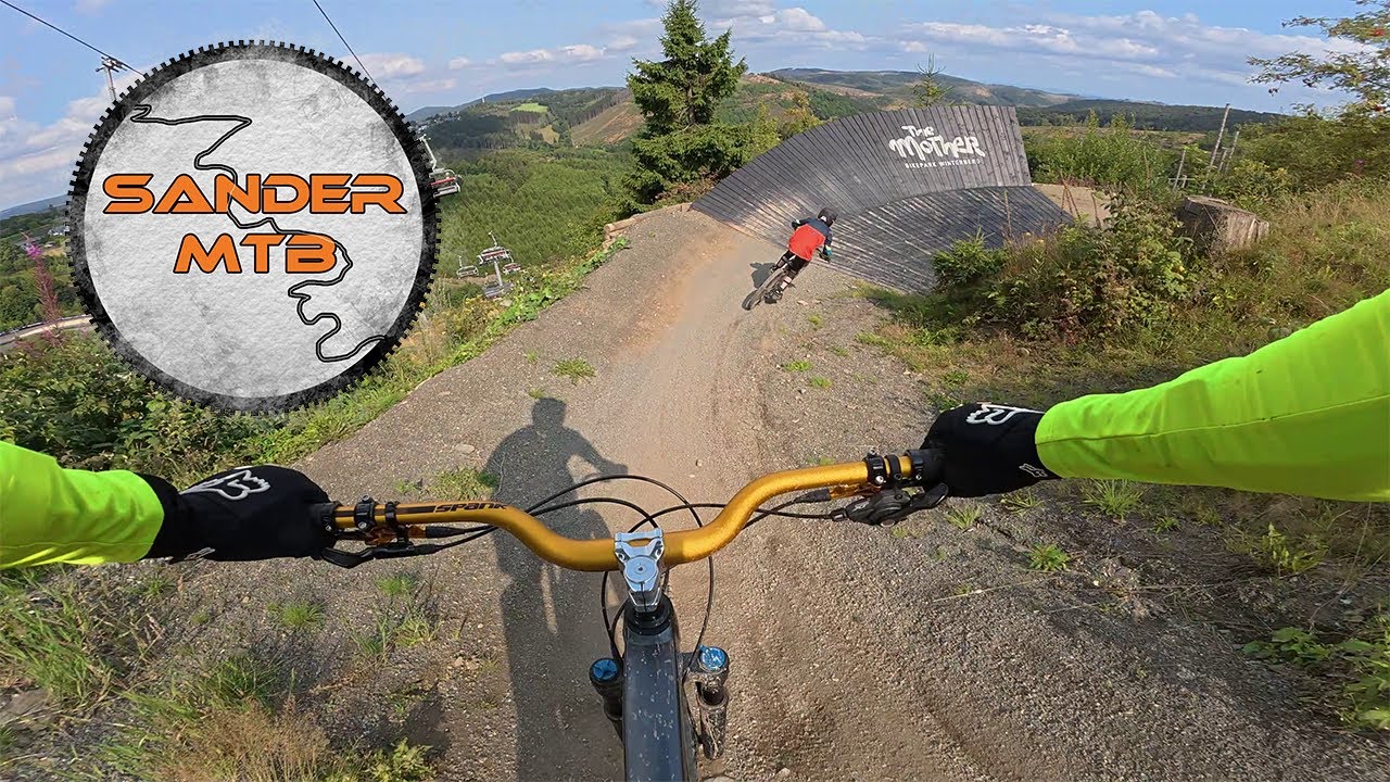 Heel veel progressie in bikepark Winterberg (vooral Luuk)