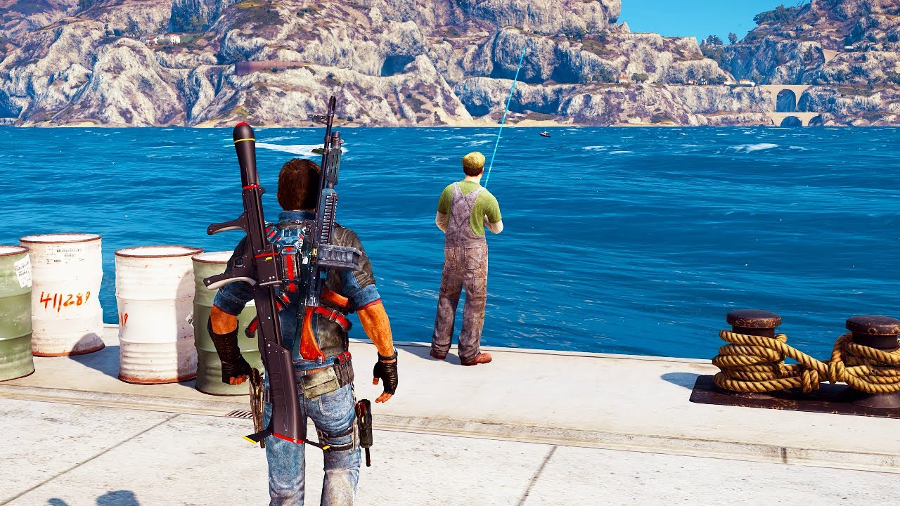 Just Cause 3 (ПК) — Смешные и жестокие моменты — 4K/60 кадров в секунду