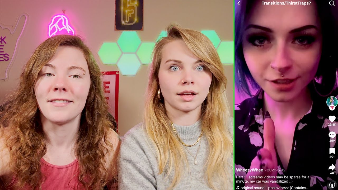 Reacting to NotEasyBeinWheezy Thirst Traps! Part 2 - Hailee And Kendra