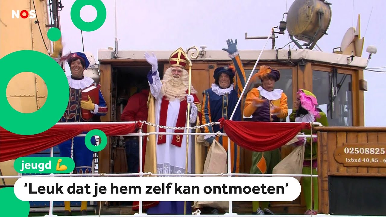 Sinterklaas-intocht op Texel: 'Hallootjes, lieve kinderen!'