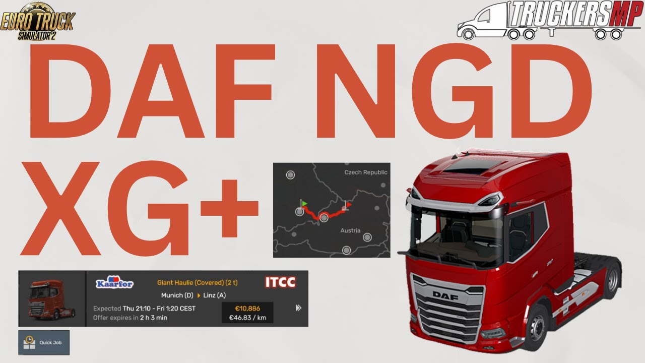 Quick Job With DAF NGD (no comentary) | Euro Truck Simulator 2