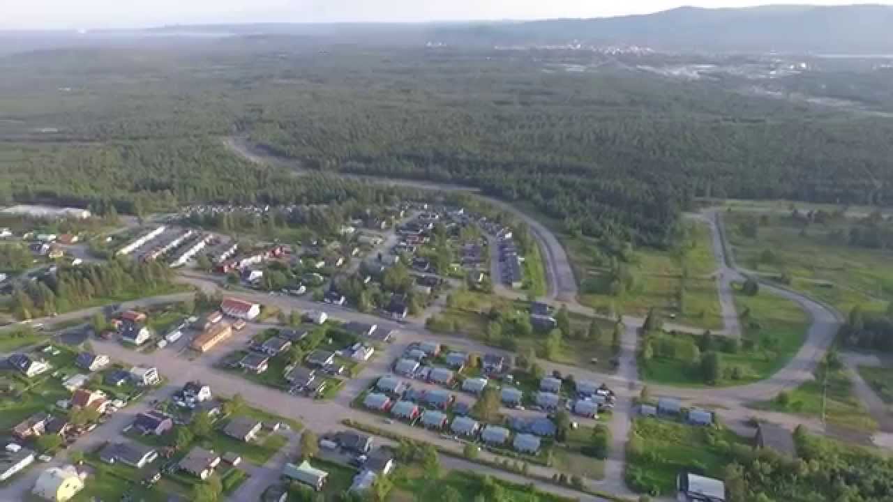 Malmberget Kilen, Malmsta och gropen ifrån luften