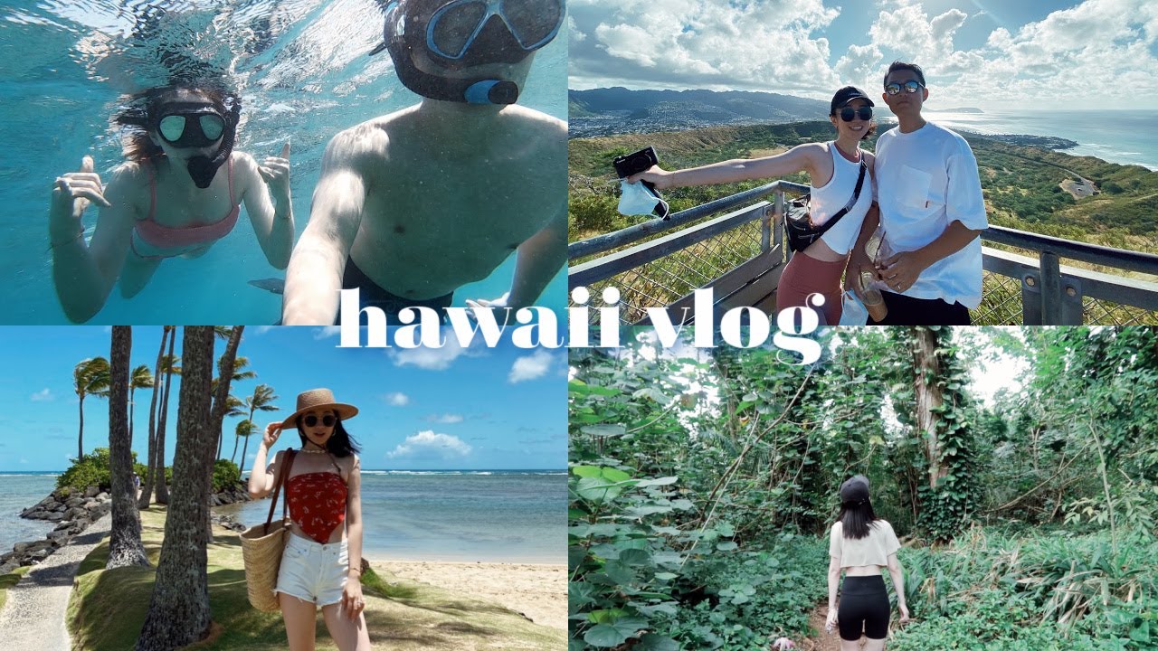 HAWAII VLOG | 好放松的欧胡岛之旅🌴（下）| 恐龙湾｜徒步登山｜日式炸猪排炭火烤肉｜蓄潮池｜信息栏有攻略
