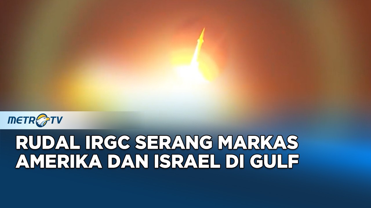 IRGC Luncurkan Gelombang Rudal ke Target AS dan Israel