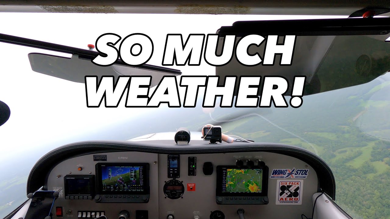 Рейс Cessna 172 из Торонто в Арканзас. Часть 2. Плохая погода всю дорогу!