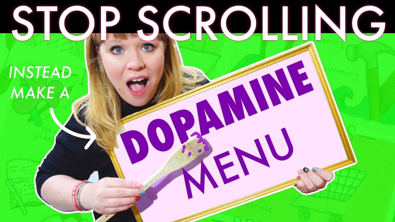 Artist Creates a DOPAMINE menu | Let's STOP SCROLLING and be MORE creative instead