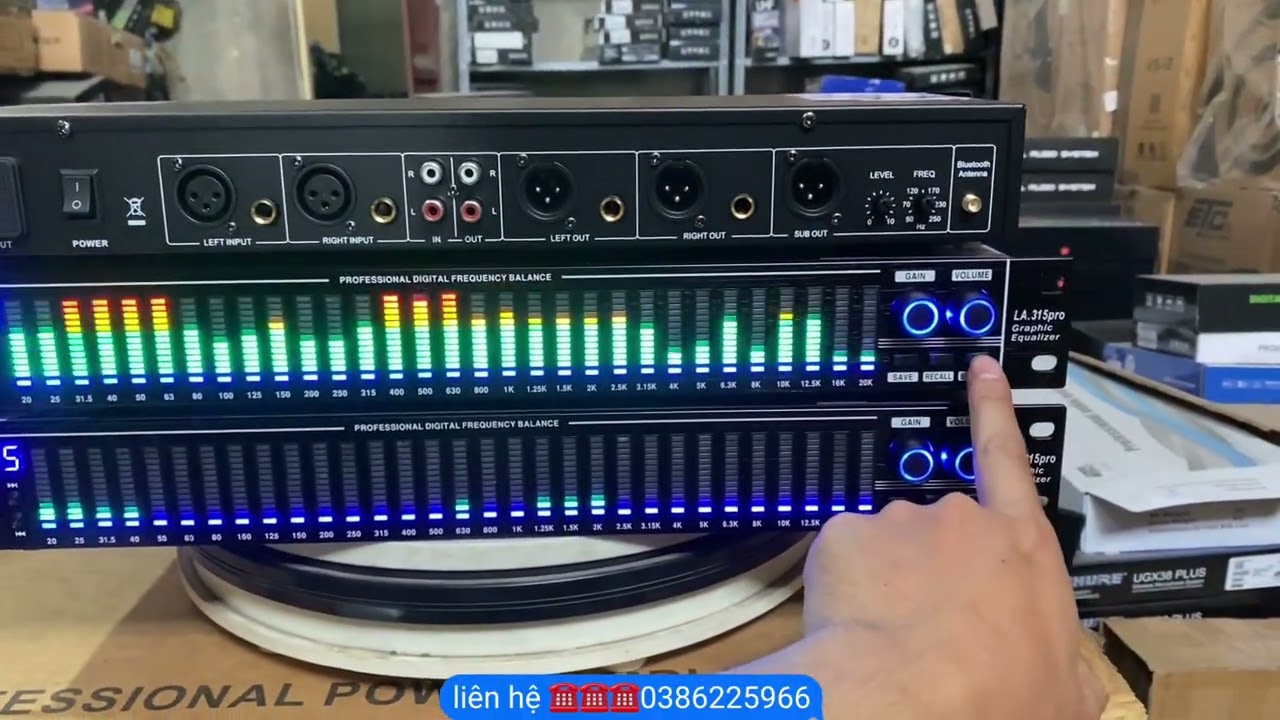 Siêu Lọc Xì chỉnh âm thanh La315pro cực hay nghe nhạc chỉnh âm thanh bass treble chi tiết