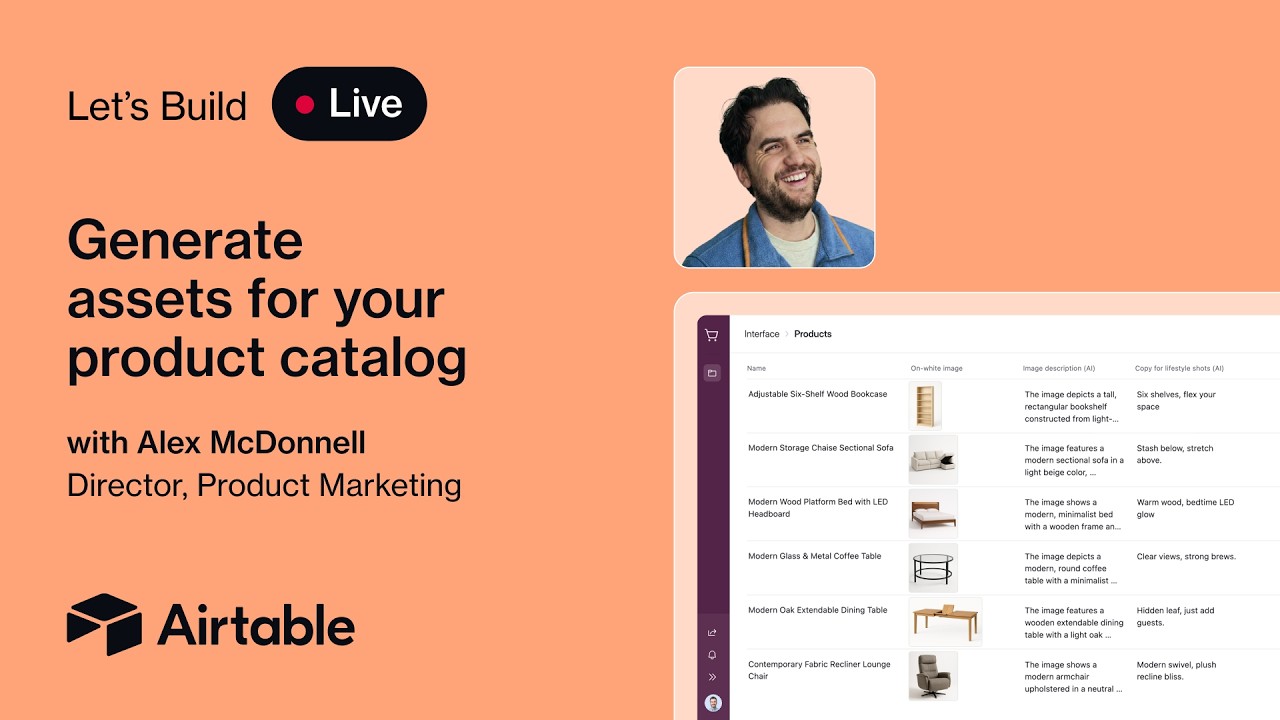 Let's Build LIVE: Generate assets for your product catalog