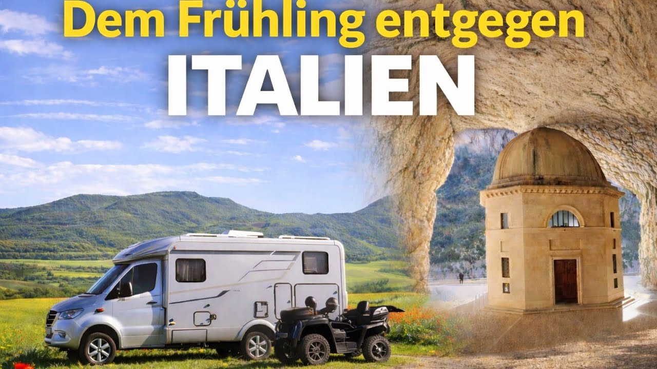 #121 Mit dem Hymer 580 MLT 4x4 & ATV Odes Pathcross durch Italien Richtung Süden