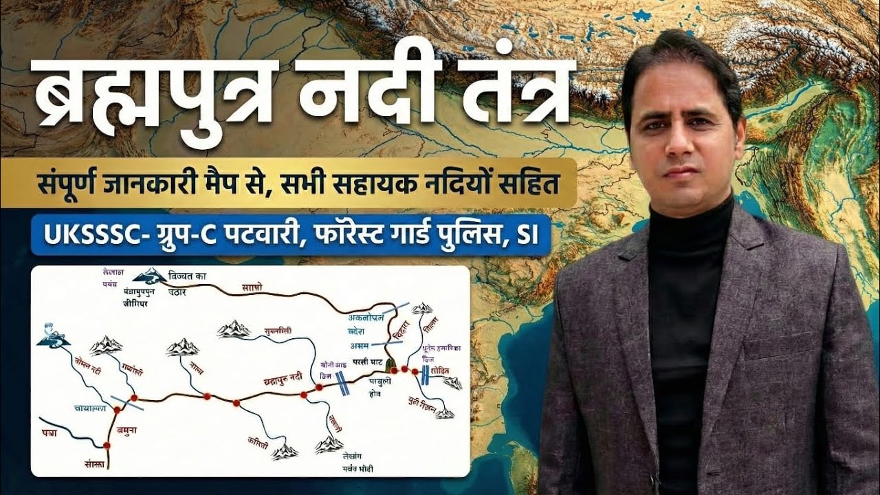 Indian geography | Brahmputra Nadi tantra | RC Academy Coaching | #rcacademy | #indiangeography 