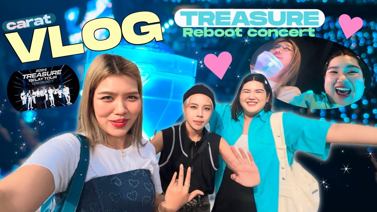 [CARAT VLOG] ไปคอนเสิร์ต 2024 Treasure Relay Tour [REBOOT] in Bangkok บอกเลยว่ามีคนเสียอาการ 😗