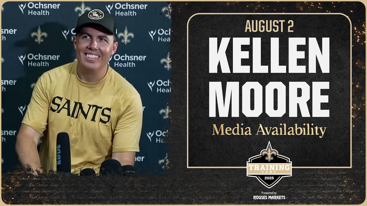 Kellen Moore Recaps Day 9 | Saints Training Camp 2025