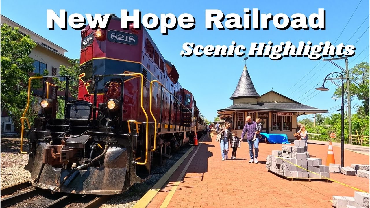 New Hope Railroad in 5 Minutes – Scenic Train Ride Highlights