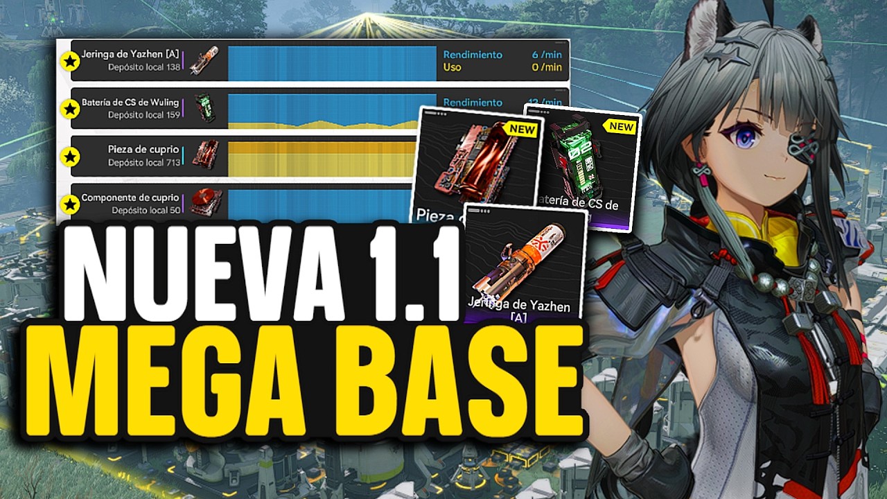 NUEVA MEGA BASE Wuling 1.1 Para Maximizar Recursos | Arknights Endfield