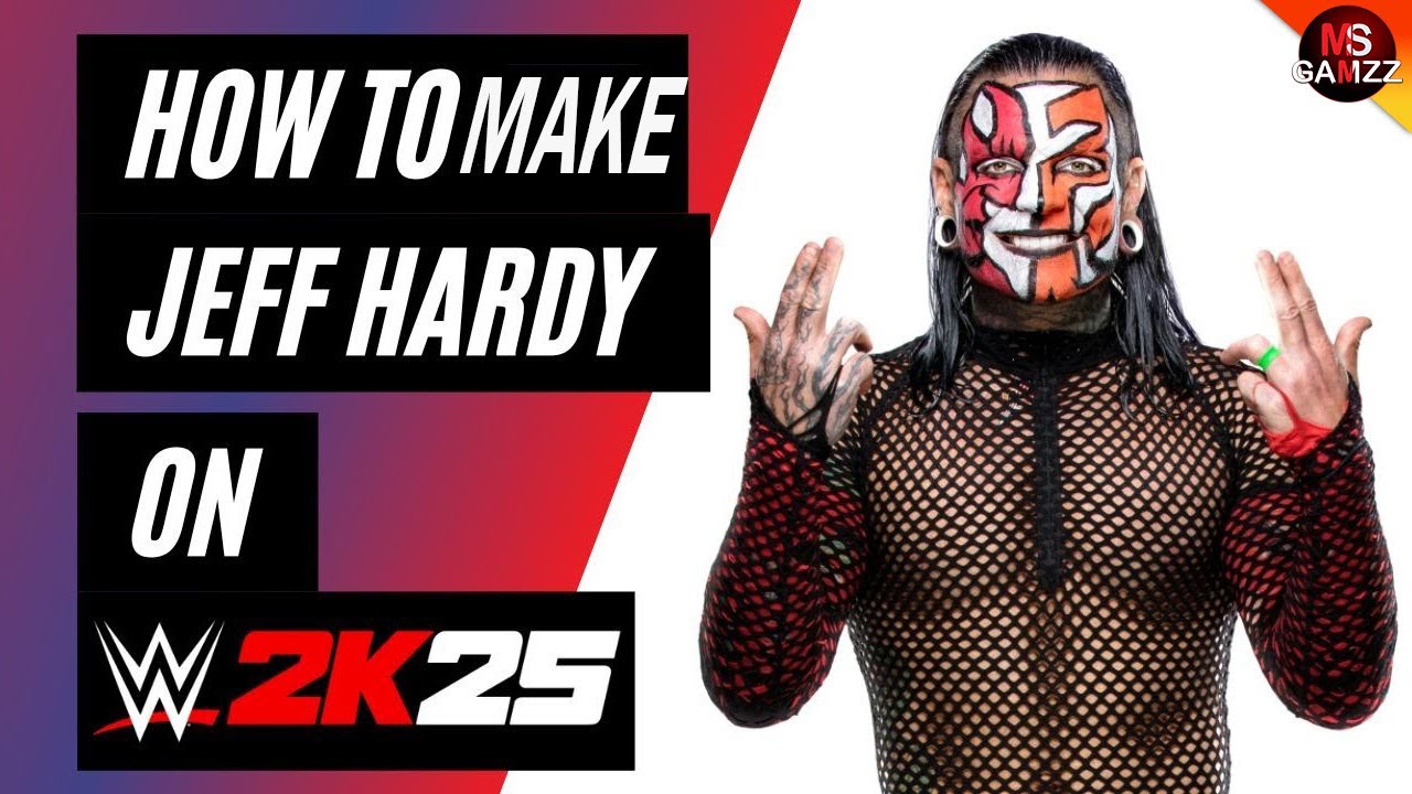 How To Make Jeff Hardy in WWE 2K25 | MS Gamzz