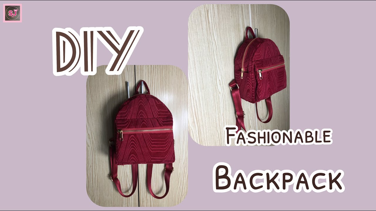 DIY | Hướng dẫn may Balô nhiều ngăn tiện dụng | how to make fashionable backpack #diybackpack