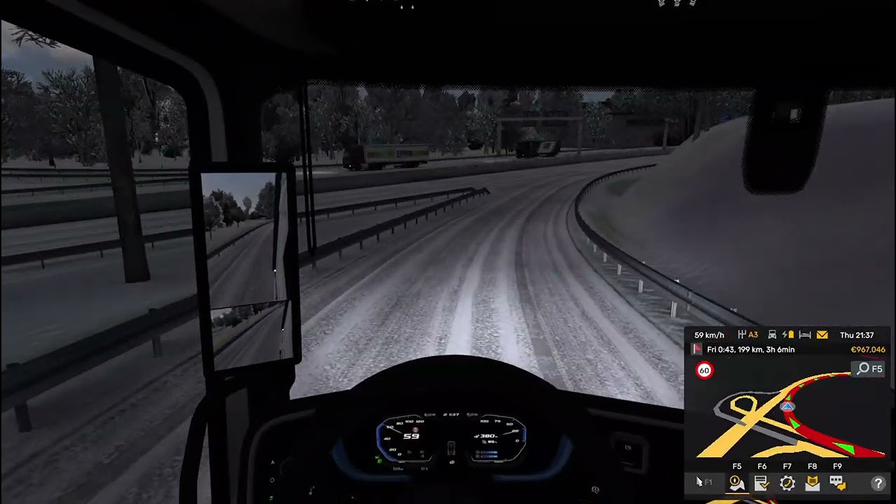 Fragile Flower Delivery Across Germany 🌷 221 km DAF Truck Journey in Euro Truck Simulator 2 №1