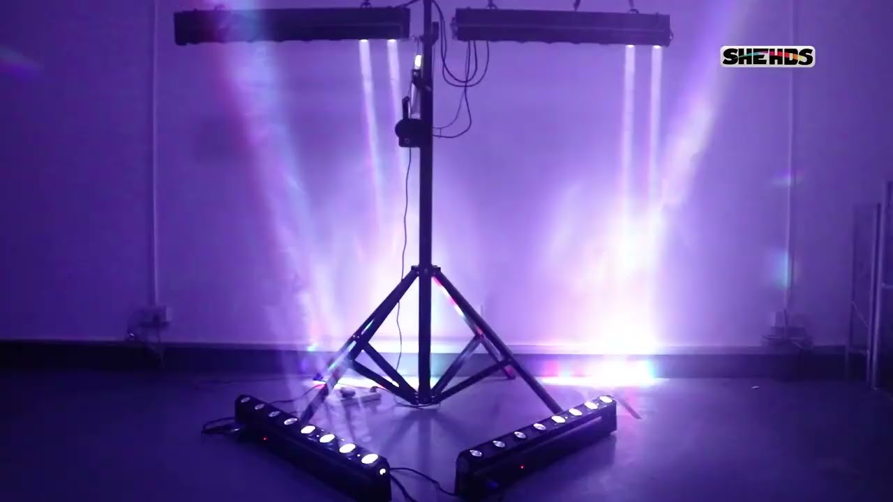 LED Beam 8x12W RGBW Moving Head Lighting For Wedding DJ Show
