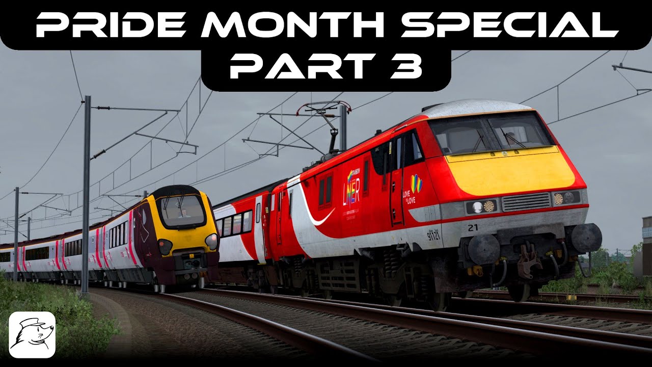 Специальное предложение к месяцу гордости! Часть 3 | BR Class 91 | East Coast Main Line