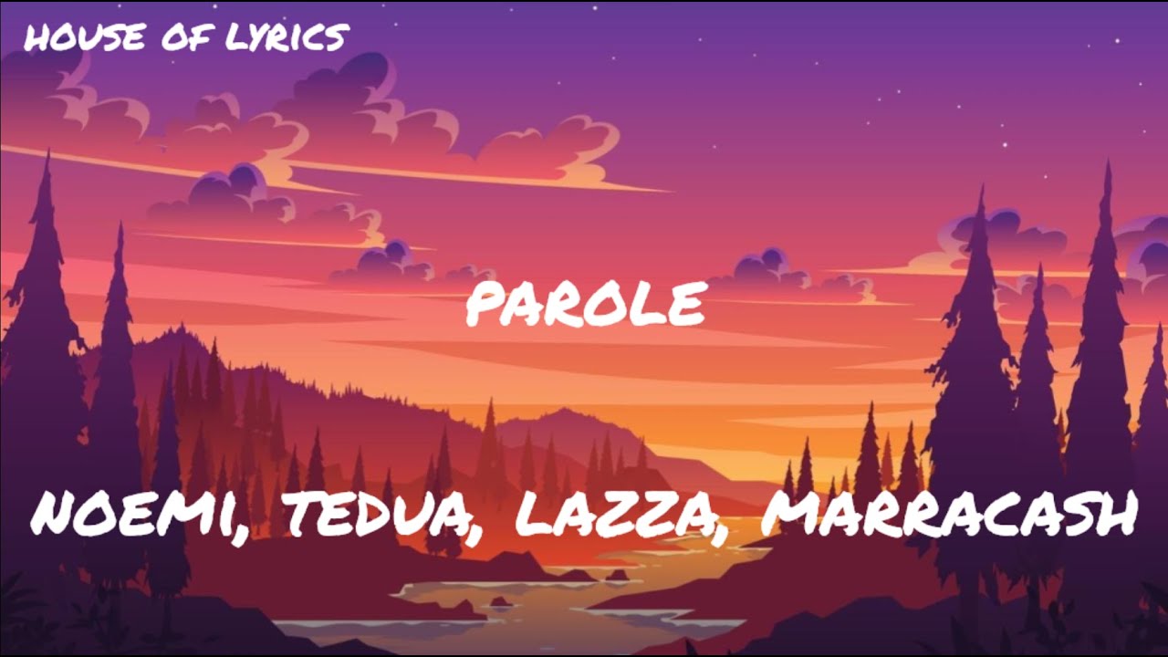 Drillionaire, Lazza, Noemi, Tedua, Marracash - PAROLE (Testo/Lyrics)