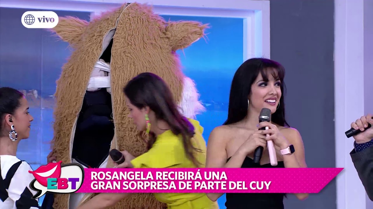 Rosángela Espinoza abandonó el set de 