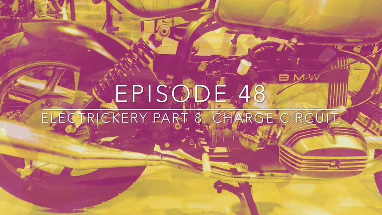 48. BMW R80 Custom build. Electrickery part 8. Charge circuit.
