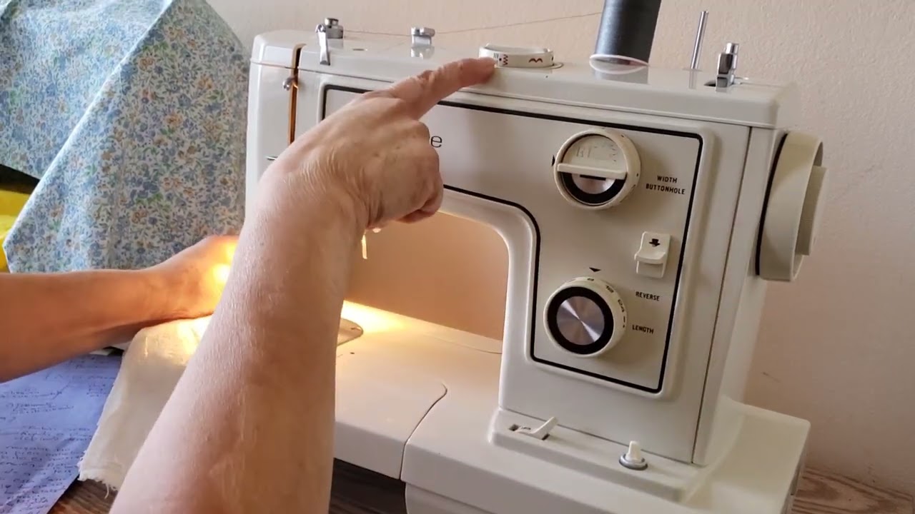 Kenmore sewing machine, how to use